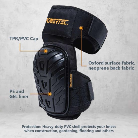 POWERTEC AntiSlip Knee Pads Contractors Direct